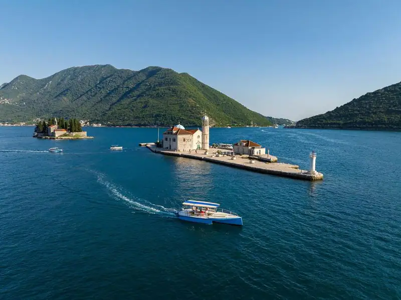 Our Lady of the Rocks and St George islands off Perast