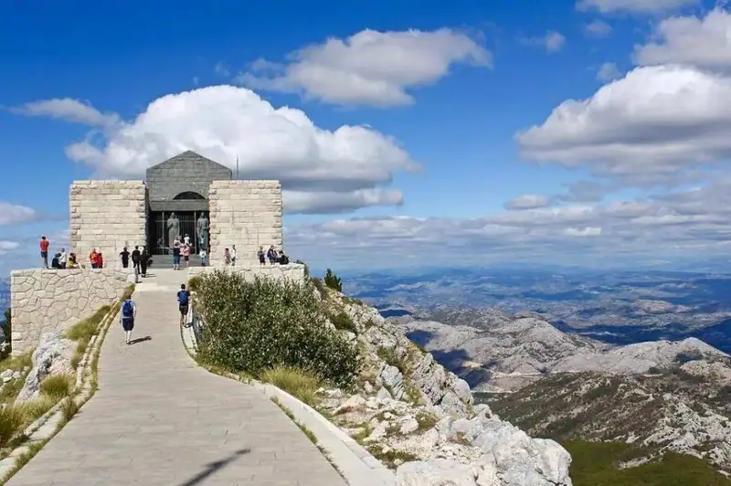 The Njegoš mausoleum on Mount Lovćen